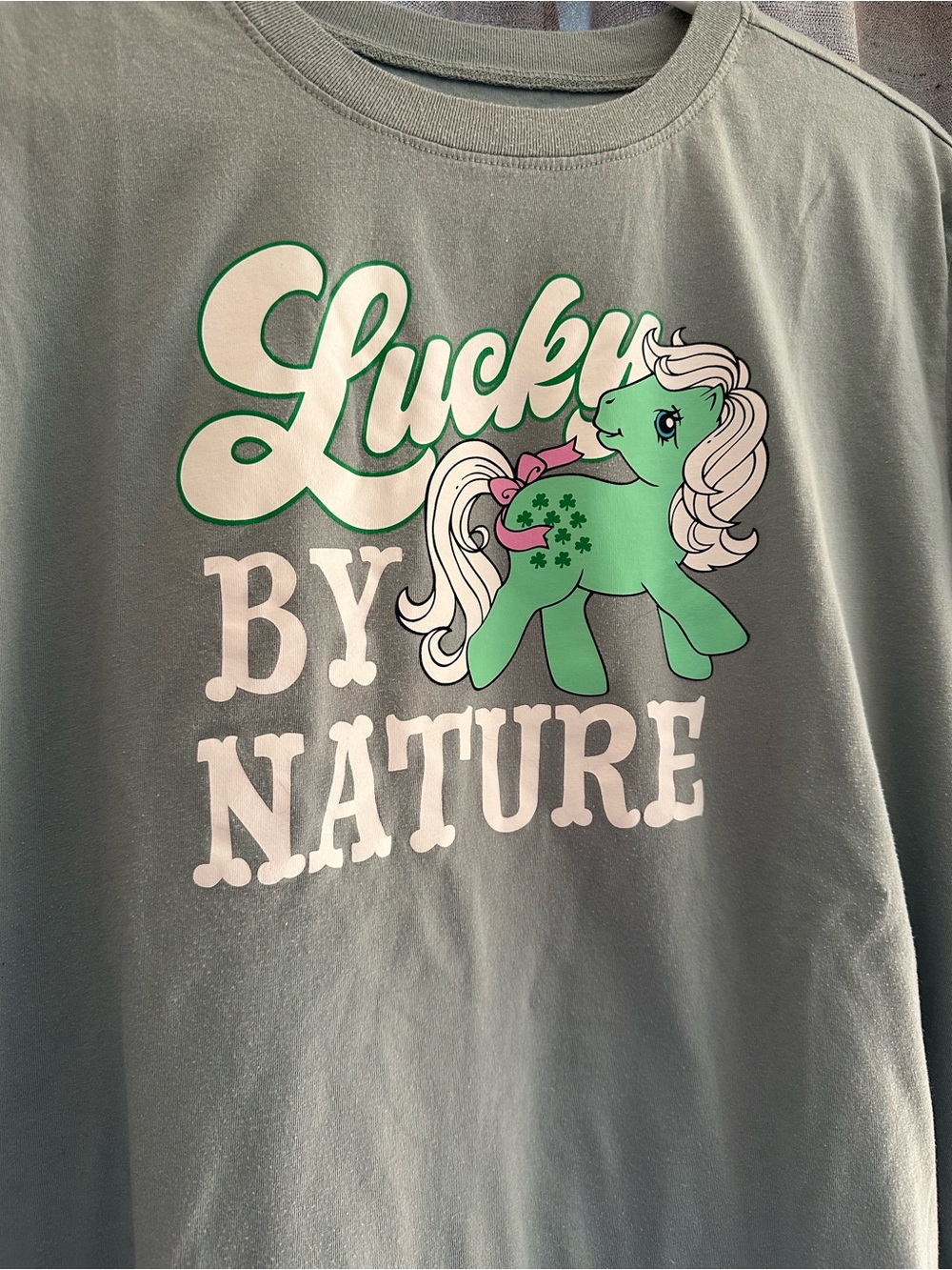 Torrid MLP tee in dusty sage green colour